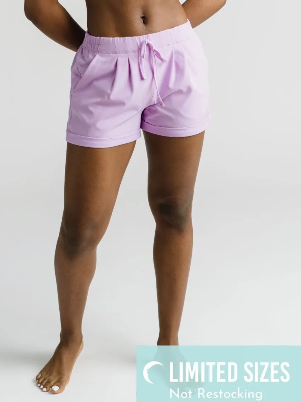 🌙 Zyia Light Lilac Summer Shorts